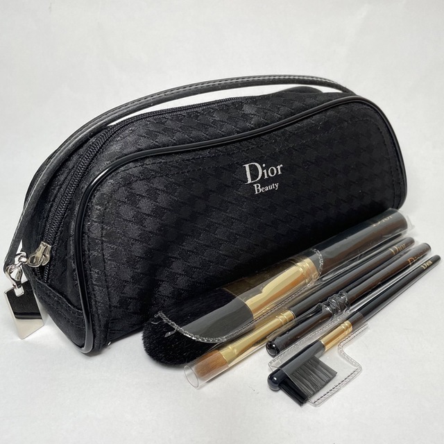 キット/セット【極美品】未使用　Dior メイクポーチ　小物入れ　メイクブラシセット