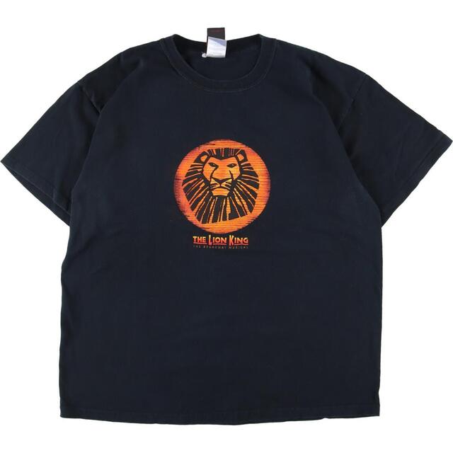 THE LION KING ライオンキング THE BROADWAY MUSICAL プリントTシャツ メンズL /eaa324041