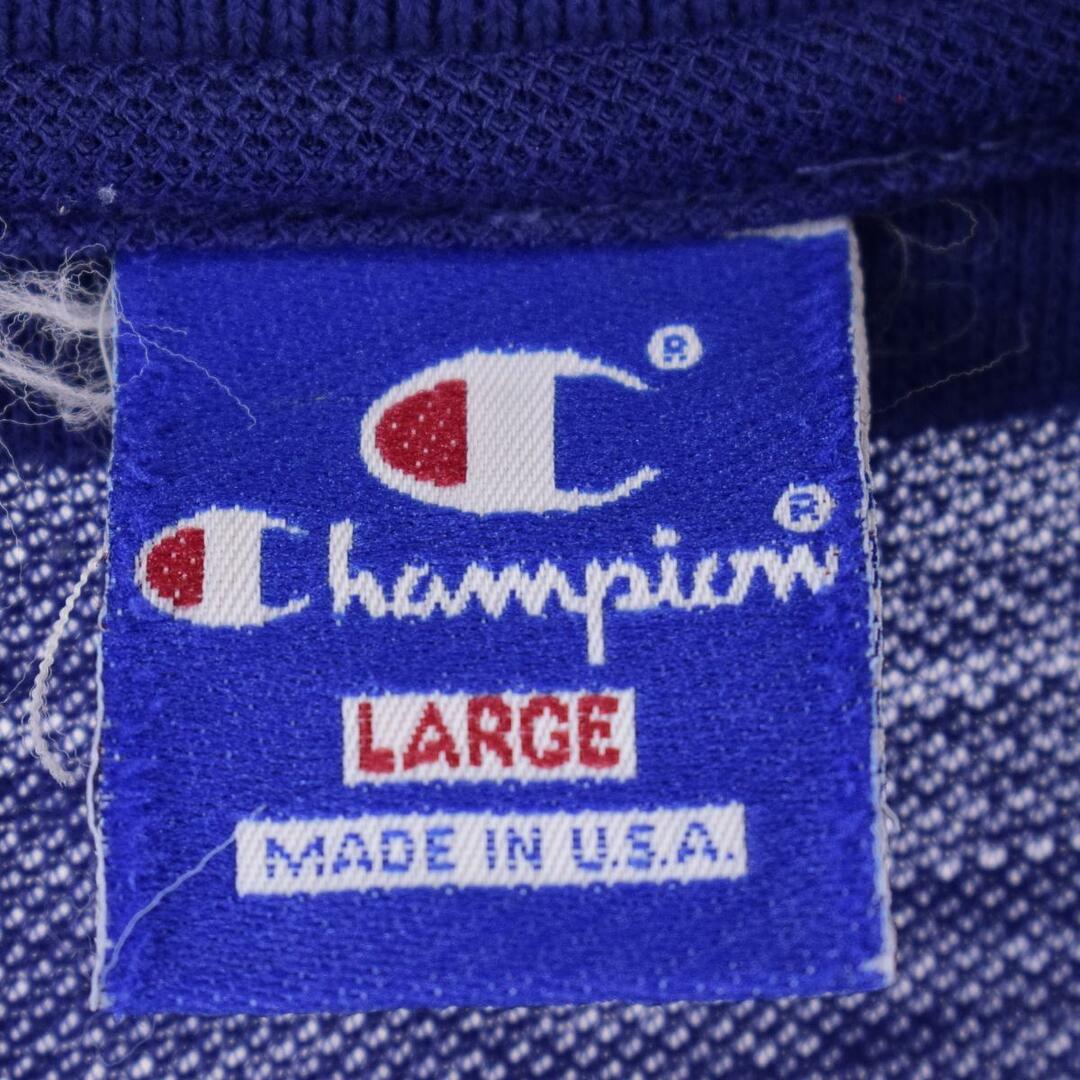 Champion(チャンピオン)の古着 90年代 チャンピオン Champion カレッジ 半袖 ポロシャツ メンズL ヴィンテージ /eaa323489 メンズのトップス(ポロシャツ)の商品写真