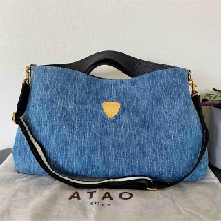 アタオ(ATAO)の美品　ATAO エルヴィ デニム(ショルダーバッグ)