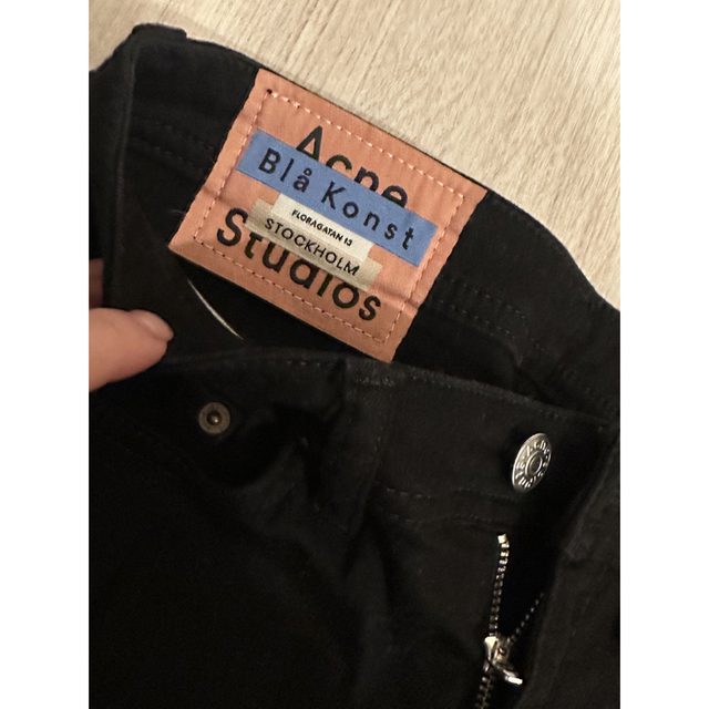 acne studios bla konst 黒スキニーデニム 26インチ - スキニーパンツ