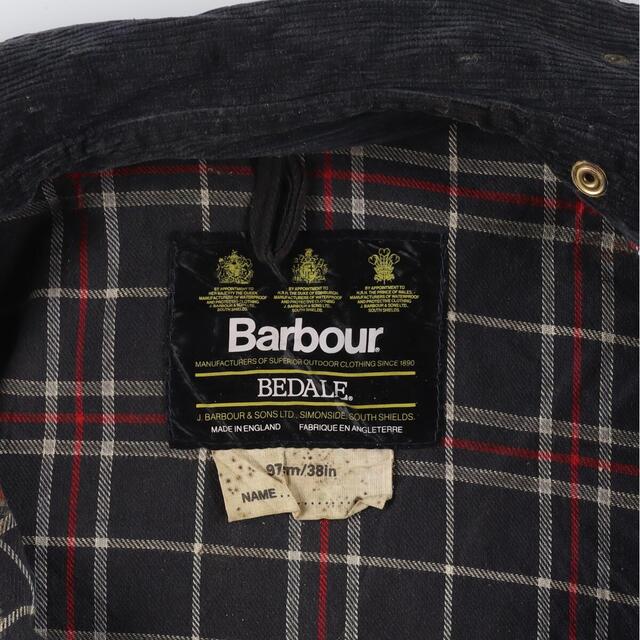 【レアモデル】Barbour　バブアー　タータンビデイル　3ワラント　C44