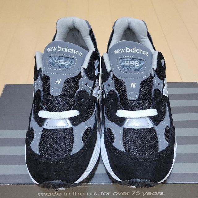 【国内正規品】ニューバランス 992EB ブラック 22.5cm