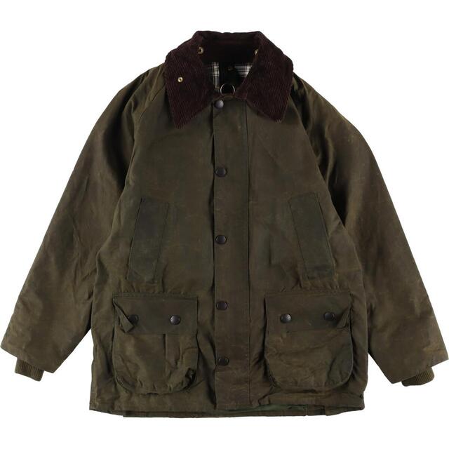 90年代 バブアー Barbour BEDALE ビデイル ワックスコットン オイルドジャケット 英国製 C36 メンズS /eaa324020