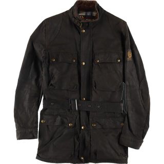 ベルスタッフ(BELSTAFF)の古着 70年代 ベルスタッフ Belstaff TRIALMASTER PROFESSIONAL トライアルマスタープロフェッショナル ワックスコットン オイルドジャケット 英国製 メンズS ヴィンテージ /eaa311490(その他)