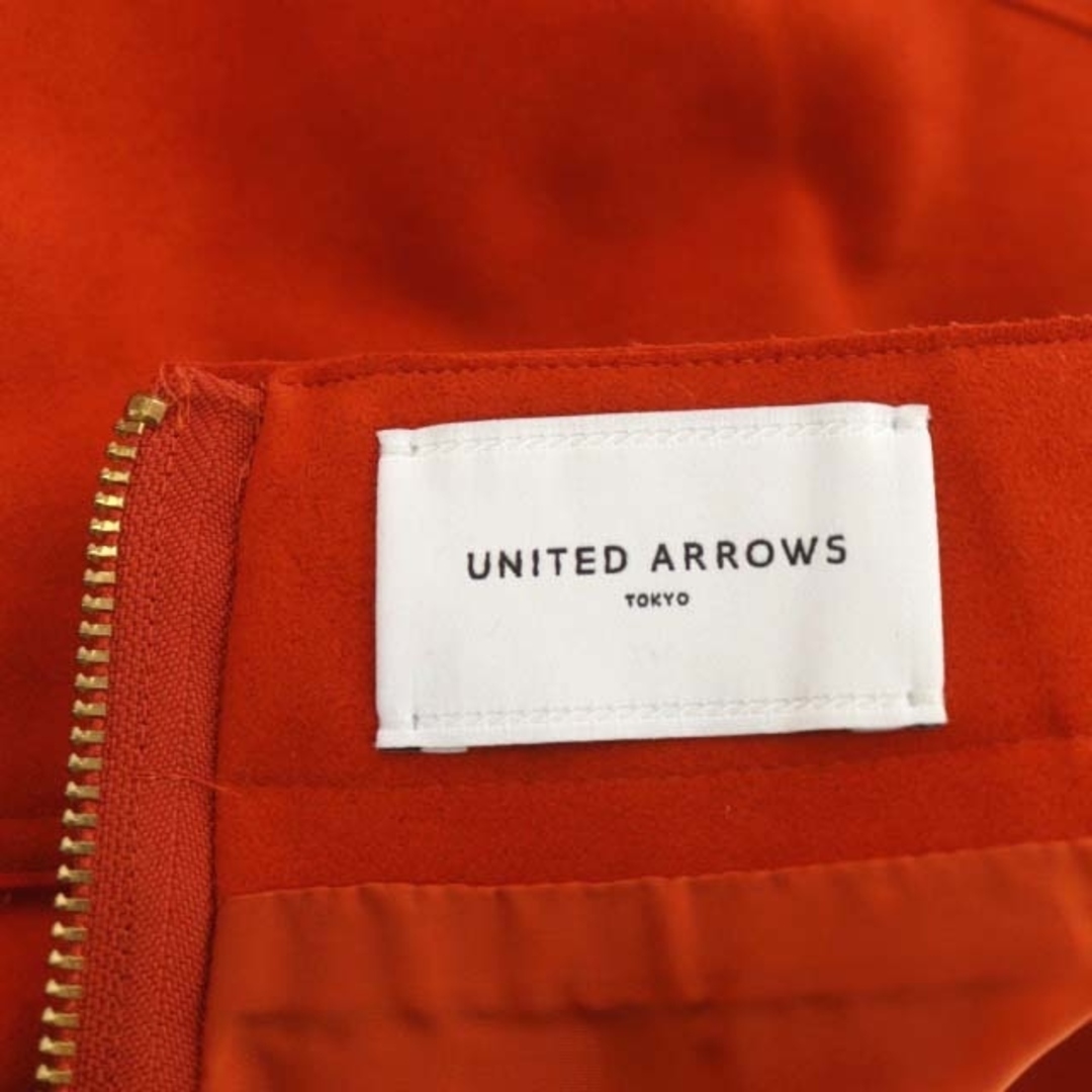 UNITED ARROWS(ユナイテッドアローズ)のユナイテッドアローズ タイトスカート スエードライク ロング 36 オレンジ レディースのスカート(ロングスカート)の商品写真