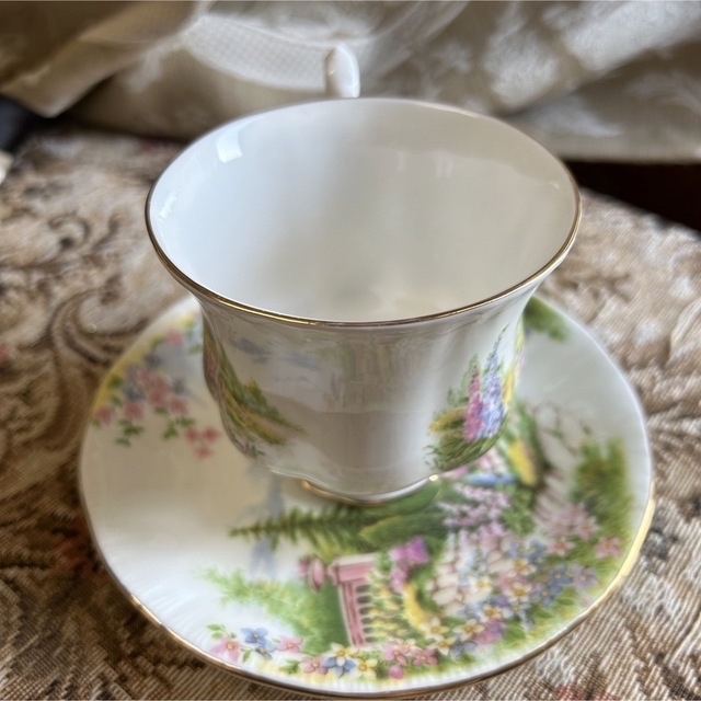 Royal Doulton - 希少 英国製 royaladderley England カップ&ソーサー1