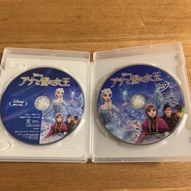 【中古品】アナと雪の女王&ニモ　MovieNEX DVD エンタメ/ホビーのDVD/ブルーレイ(外国映画)の商品写真