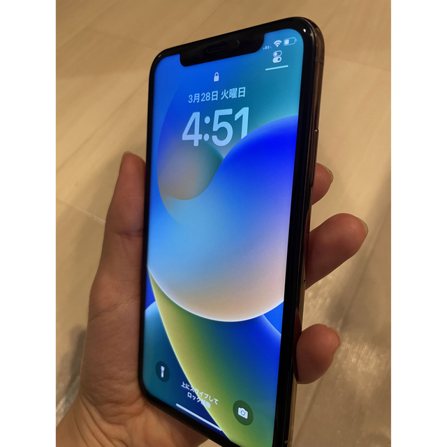 iPhone10【simフリー】iPhoneX 256G ゴールド