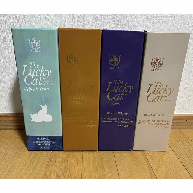 ラッキーキャット 4本セット メイ&ルナ チョコ ルナ ミント 充実の品