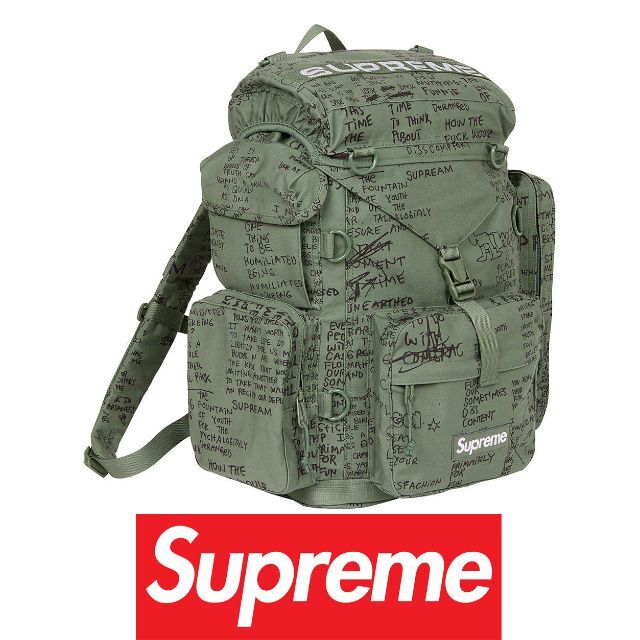 シュプリーム フィールド バック パック Supreme オリーブ