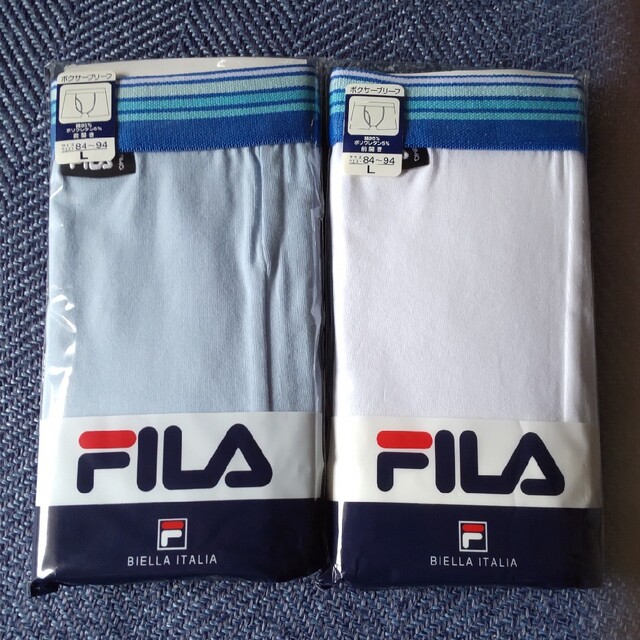 FILA(フィラ)のFILAボクサーブリーフLサイズ2枚新品未使用品 メンズのアンダーウェア(ボクサーパンツ)の商品写真