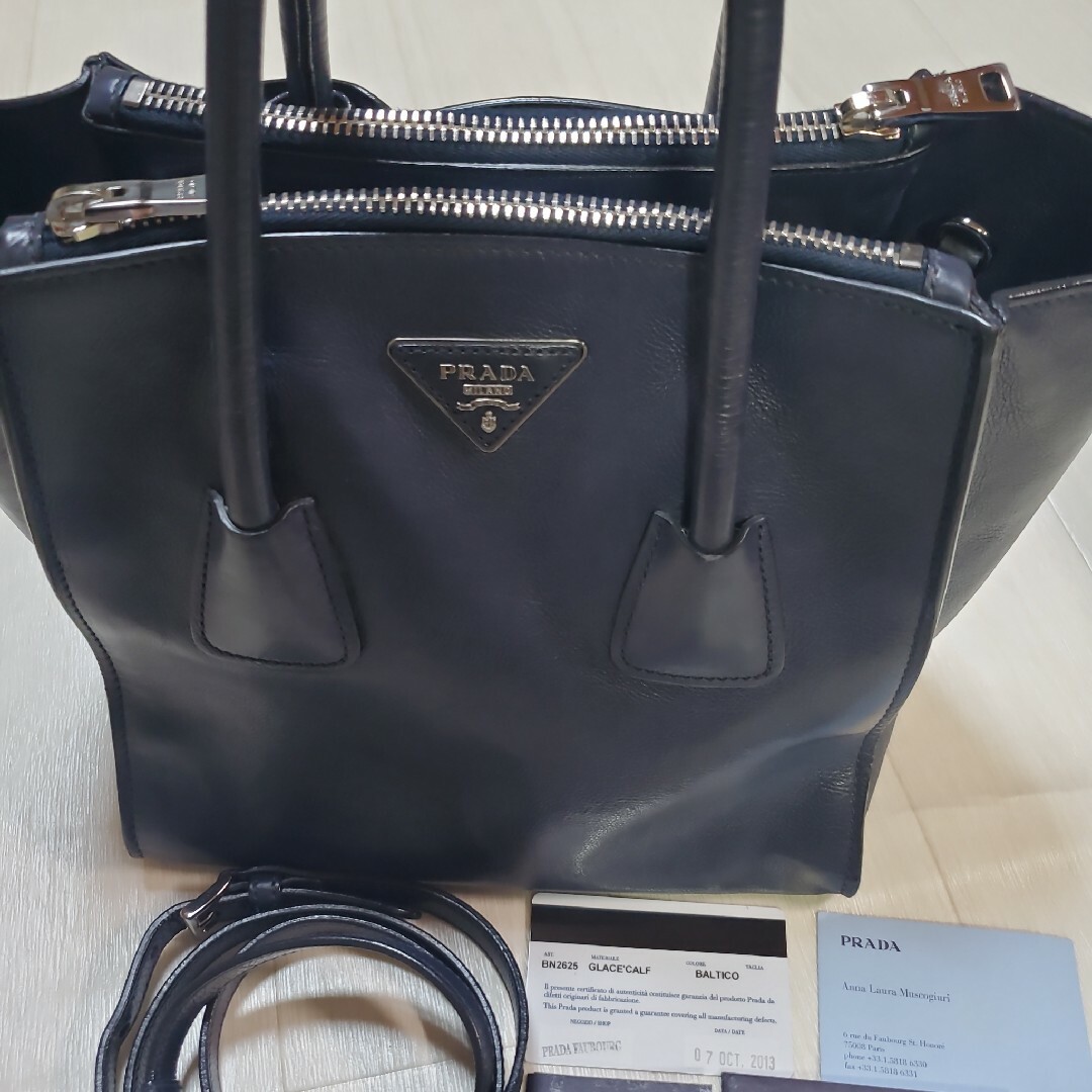 PRADA プラダ ハンドバッグ ショルダーバッグ 2way カーフレザー PRADA プラダ ハンドバッグ ショルダーバッグ 2way カーフレザー