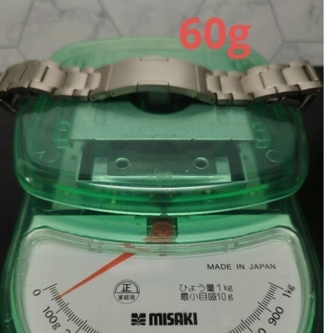 スマートウォッチ　チタンバンド　22mm メンズの時計(金属ベルト)の商品写真