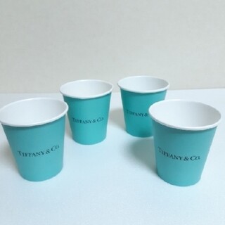 Tiffany & Co. - ティファニー ペーパー カップA 紙コップ (4個セット) 非売品
