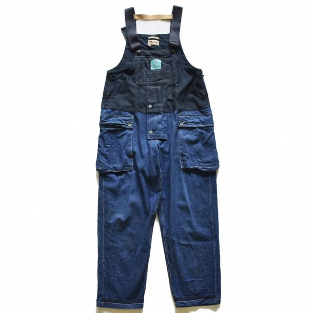 Nigel Cabourn(ナイジェルケーボン)のNigel Cabourn LYBRO NAVAL DUNGAREE SPLIT メンズのパンツ(サロペット/オーバーオール)の商品写真