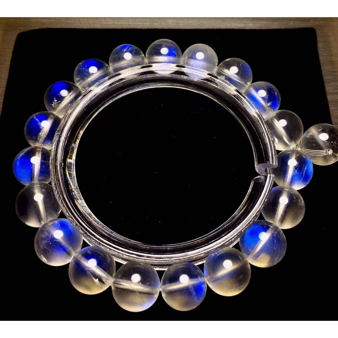 天然】ムーンストーン ペリステライト ブレスレット 9.8mm 【全商品
