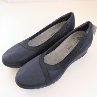 クラークス(Clarks)の【新品未使用 送料無料】クラークス  キャデルダッシュ  ウエッジソールパンプス(ハイヒール/パンプス)