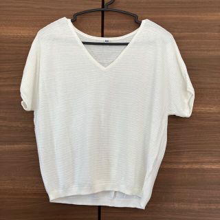 ユニクロ(UNIQLO)のユニクロ　サマーニット(カットソー(半袖/袖なし))