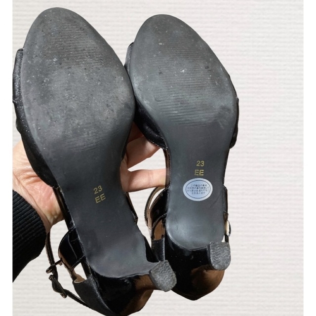 Marie femme(マリーファム)の美品‼️マリーファム リボンパンプス ストラップ 23 レディースの靴/シューズ(ハイヒール/パンプス)の商品写真