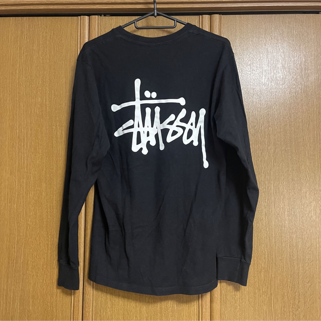 stussy ロンT ブラック 両面プリント メキシコ製