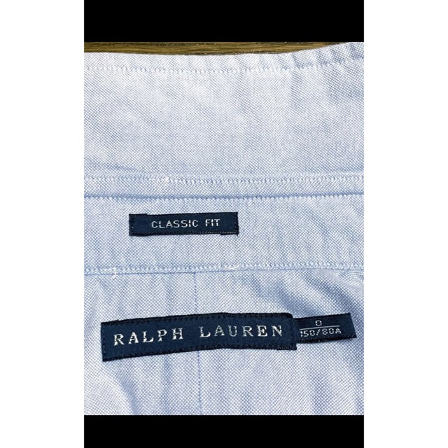 Ralph Lauren(ラルフローレン)のラルフローレン ボタンダウン シャツ ブラウス サックスブルー   NO1059 レディースのトップス(シャツ/ブラウス(長袖/七分))の商品写真