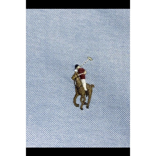 Ralph Lauren(ラルフローレン)のラルフローレン ボタンダウン シャツ ブラウス サックスブルー   NO1059 レディースのトップス(シャツ/ブラウス(長袖/七分))の商品写真