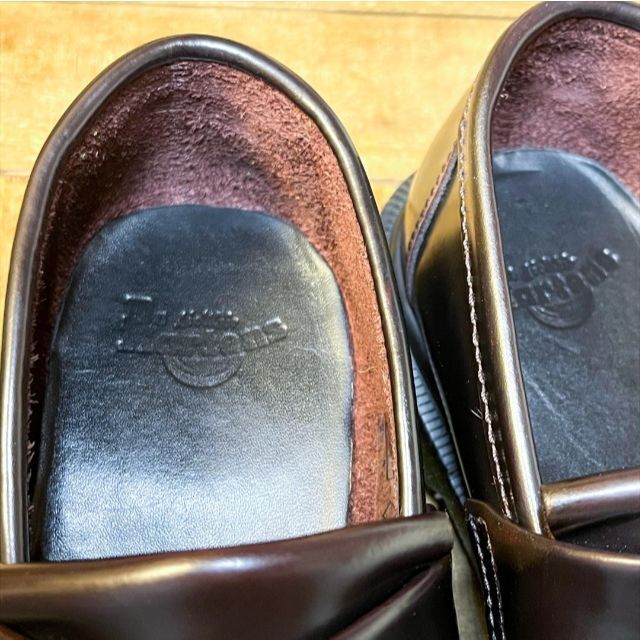 Dr.Martens(ドクターマーチン)の【美品】ドクターマーチン タッセルローファーADRIAN チェリーレッド UK4 レディースの靴/シューズ(ローファー/革靴)の商品写真