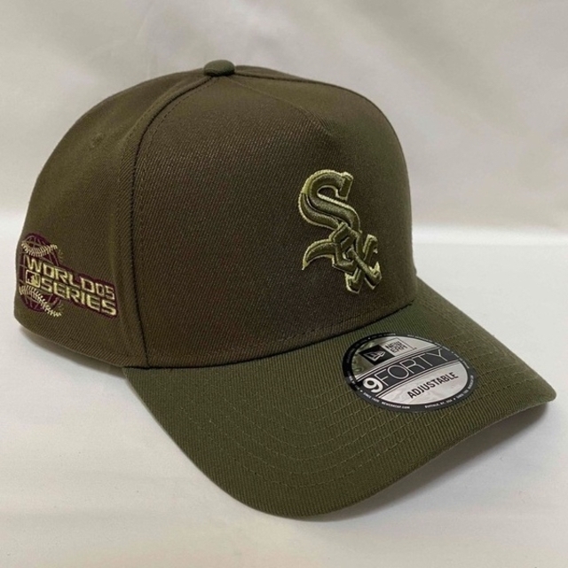海外限定 NEWERA シカゴ ホワイトソックス キャップ オリーブ - キャップ