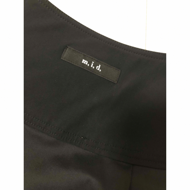 M-premier(エムプルミエ)のエムプルミエ mid 切り替え タック フレア スカート ブラック 5号サイズ レディースのスカート(ひざ丈スカート)の商品写真