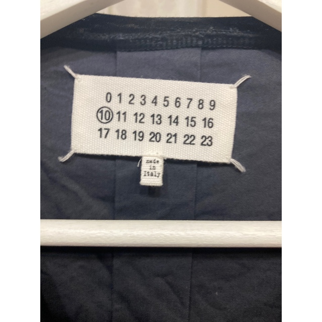 マルジェラ margiela 切り替え Tシャツ ブラック×ネイビー カットソー