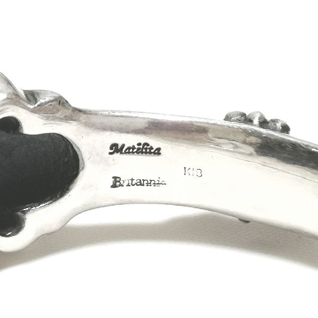 【公式】フジのお歳暮・冬ギフト - WEBカタログ掲載中 ☆本物 正規品 マテリタ K18ゴールド×SV950 バングル☆ の通販 シルバー