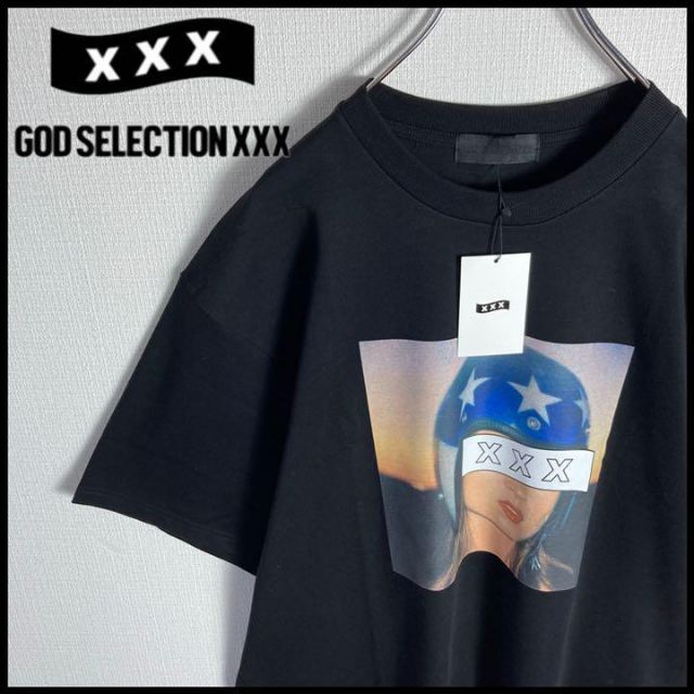 GOD SELECTION XXX フォトロゴ プリント Ｔシャツ