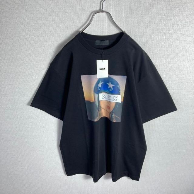 GOD SELECTION XXX 9周年 フォトプリント 半袖Ｔシャツ 黒 サイズXL 正規品 / 31899