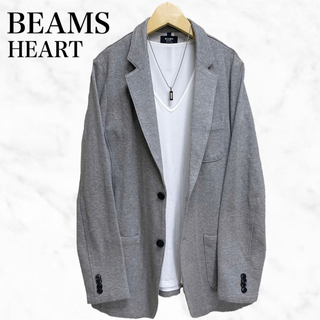 BEAMS - BEAMS HEART テーラードジャケット　グレー　羽織りもの