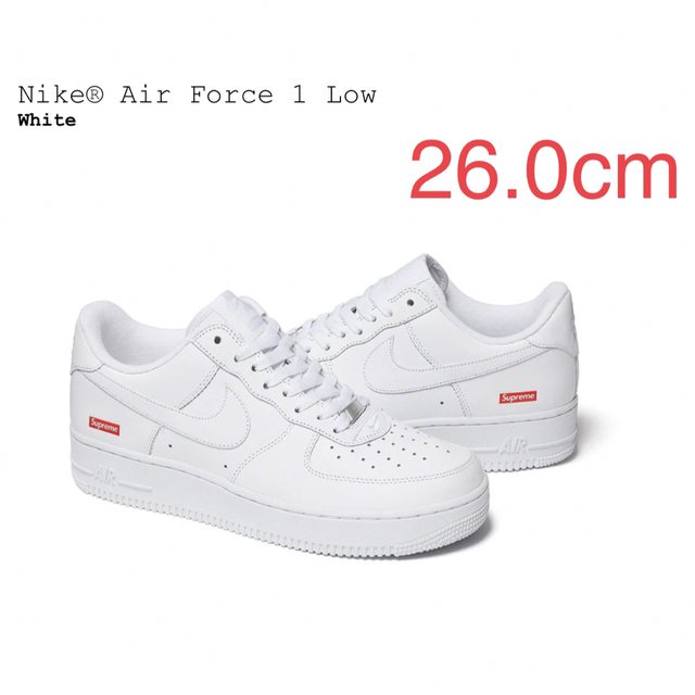 NIKE ナイキエアフォース1 LOW supreme CU9225 100