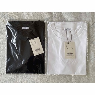 ビームス(BEAMS)の新品 クロスクローゼット Suvin Platinum クルーネック 白黒２点(Tシャツ/カットソー(半袖/袖なし))