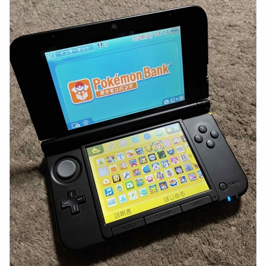 ニンテンドー 3DS LL レッド×ブラック【動作確認済み】 - www