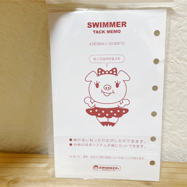 SWIMMER(スイマー)のSWIMMER スイマー 付箋 ふせん TACK MEMO 2点セット インテリア/住まい/日用品の文房具(ノート/メモ帳/ふせん)の商品写真