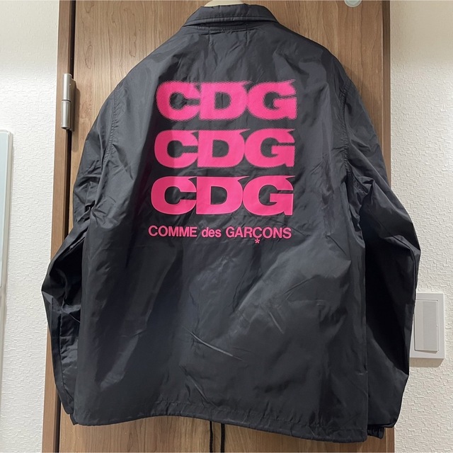 コムデギャルソン CDG コーチジャケット 黒 ピンク S | labiela.com