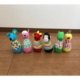 ● 中古おもちゃ ボーリング ぬいぐるみ どうぶつ ボールなし(知育玩具)