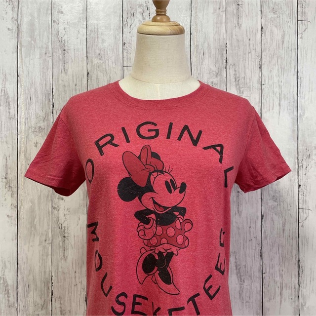 Disney(ディズニー)のDisney ディズニー ミニーマウス 可愛い レディース半袖tシャツ 海外古着 レディースのトップス(Tシャツ(半袖/袖なし))の商品写真