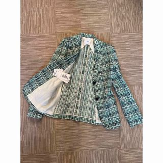 憧れ 早い者勝ち!高級 AGNONA AGNONA テーラードジャケット 42