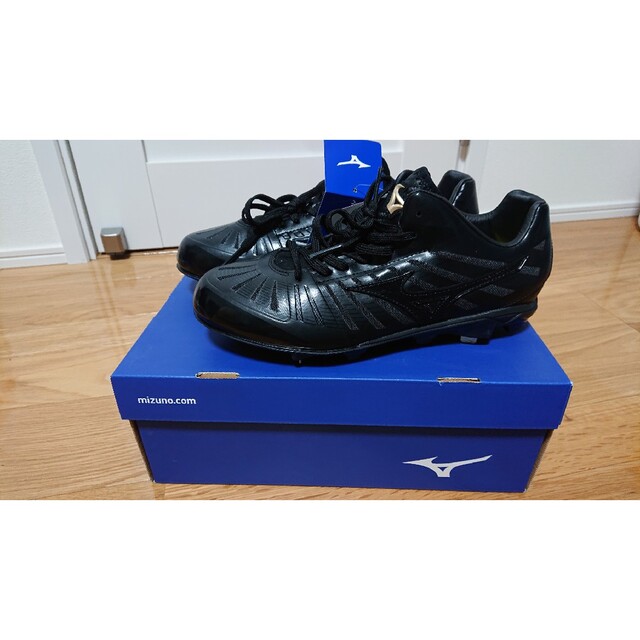 新品 野球 MIZUNO ミズノグローバルエリート スパイク 25.5 黒 - シューズ