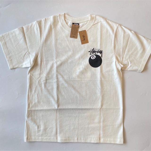 【Lサイズ】新品 タグ付き stussy 8ボール Tシャツ ホワイト