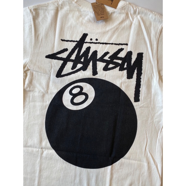 【Lサイズ】新品 タグ付き stussy 8ボール Tシャツ ホワイト