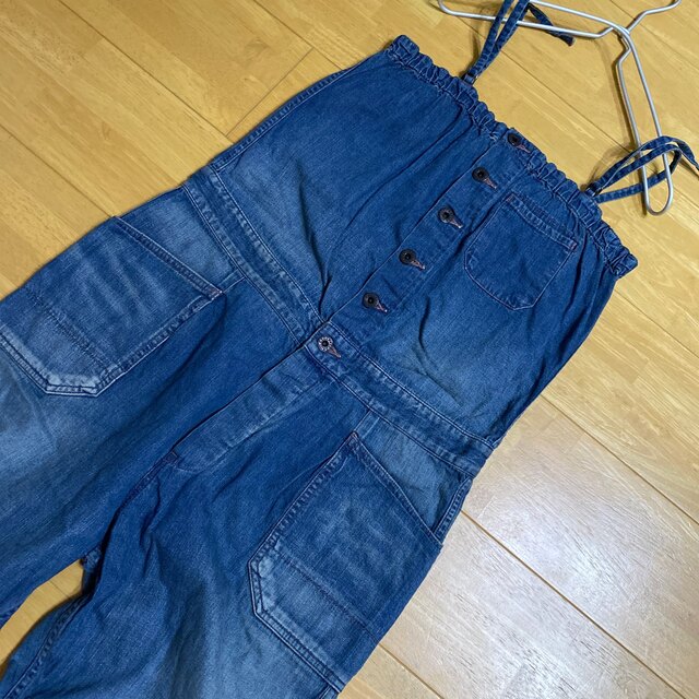 JOHNBULL(ジョンブル)のジョンブル Johnbull USED加工 サロペット 日本製 レディースのパンツ(サロペット/オーバーオール)の商品写真