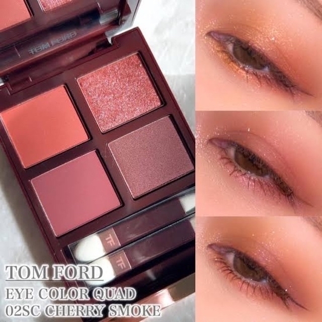 TOM FORD BEAUTY(トムフォードビューティ)のトムフォード 　01SC エレクトリックチェリー・02SC チェリースモーク コスメ/美容のベースメイク/化粧品(アイシャドウ)の商品写真