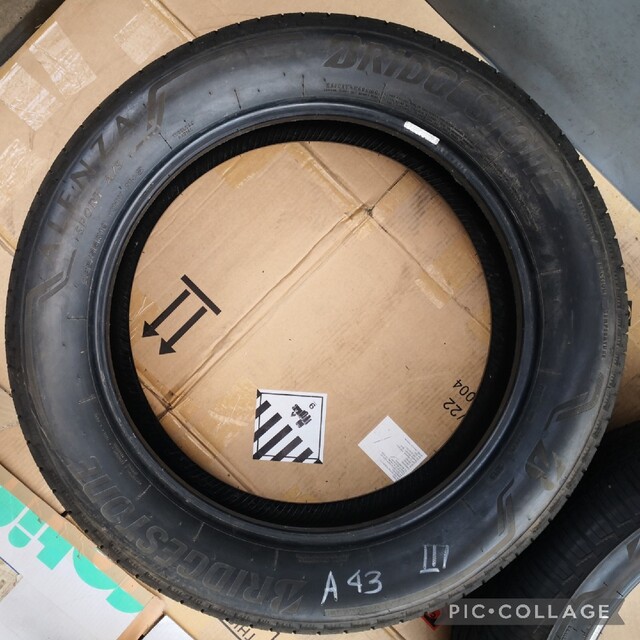 235/55R19バリ山 夏タイヤ2本セットブリヂストン アレンザ スポーツ B