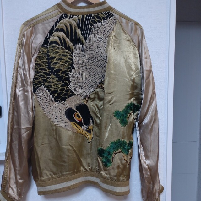 百花繚乱 リバーシブル スカジャン L 美品 ファッションの通販
